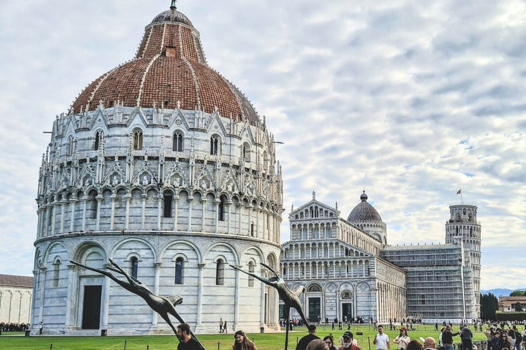 PISE  le baptistère-la cathédrale-le campanile