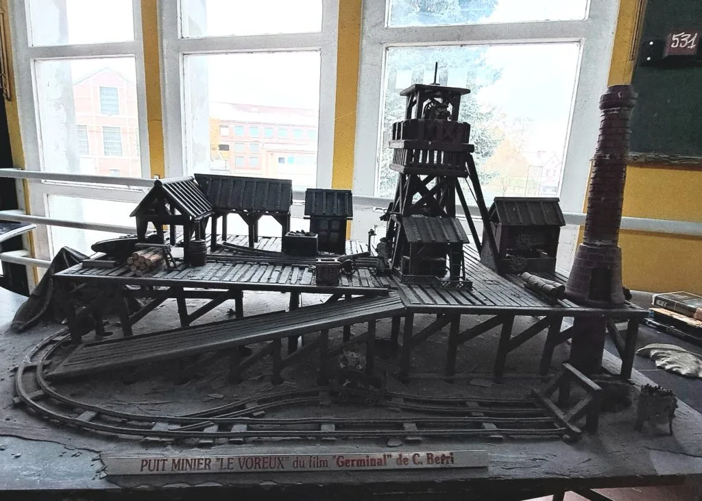 Arenberg Maquette du puits minier du film Germinal