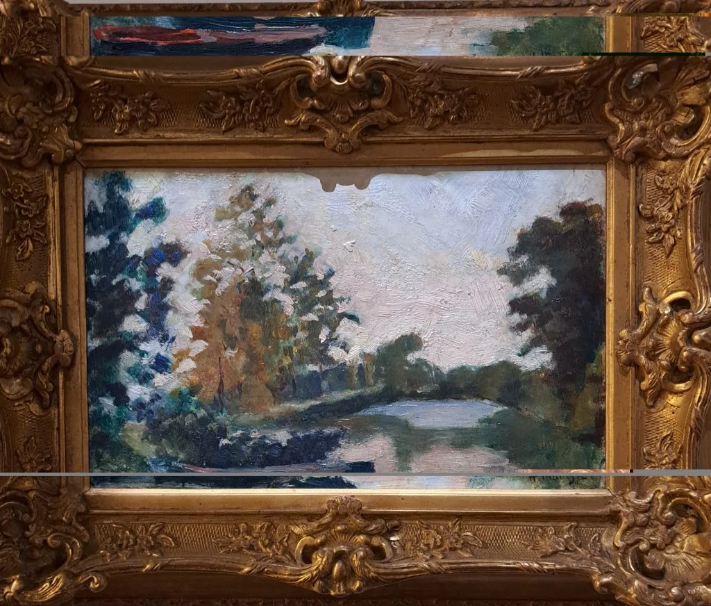 MATISSE Bord de canal à Bohain 1903