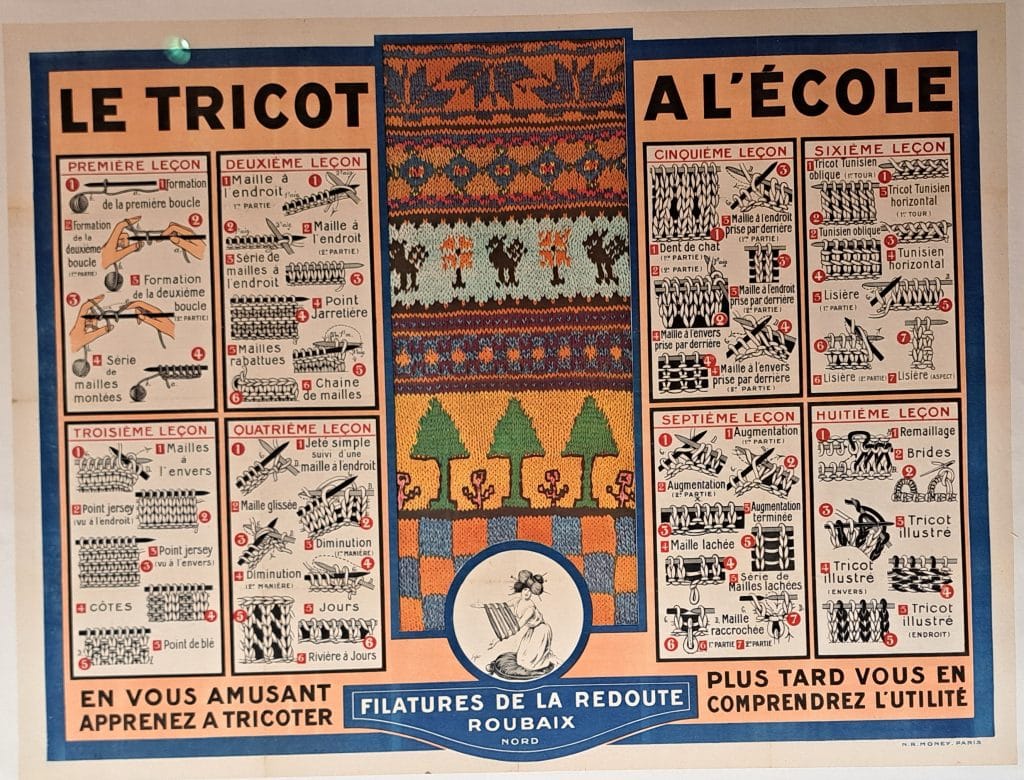 Le tricot à l'école