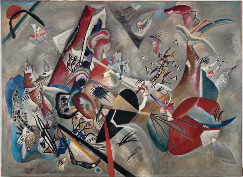 Kandinsky Dans le gris 1919