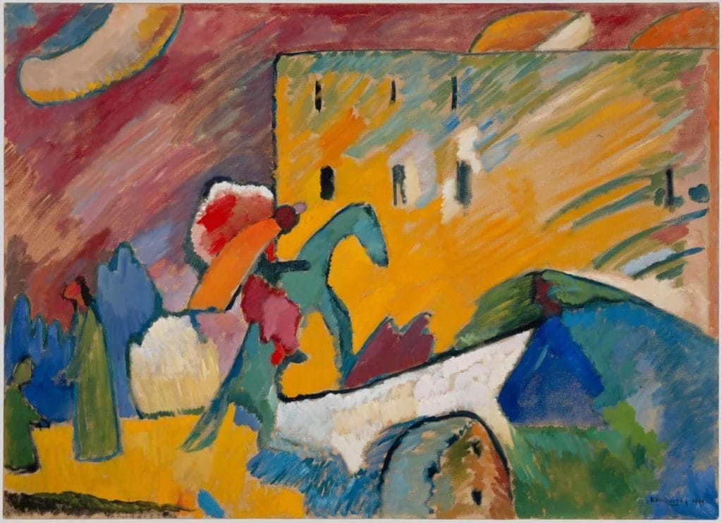 Kandinsky improvisation III Cavalier bleu