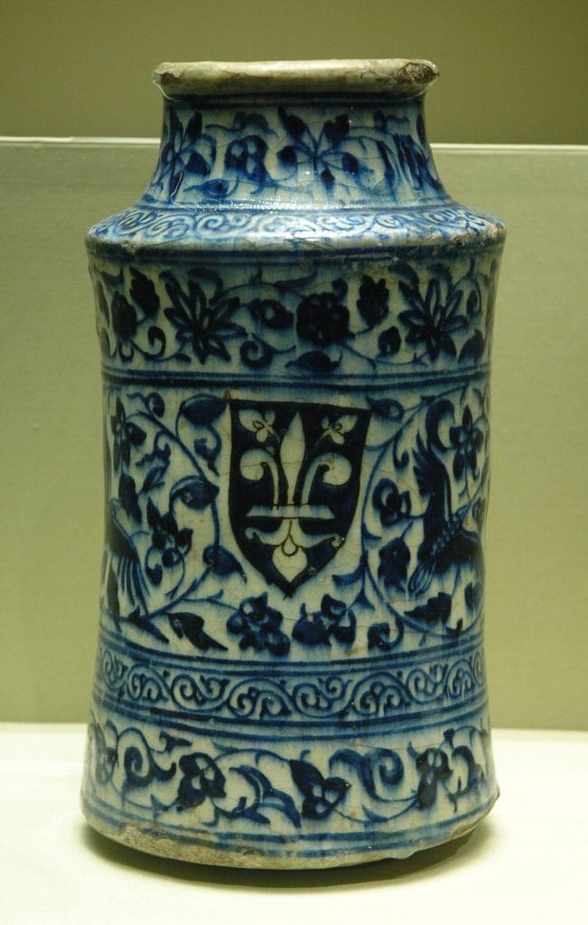 Albarello-fleur-de-lys-1450-Damas