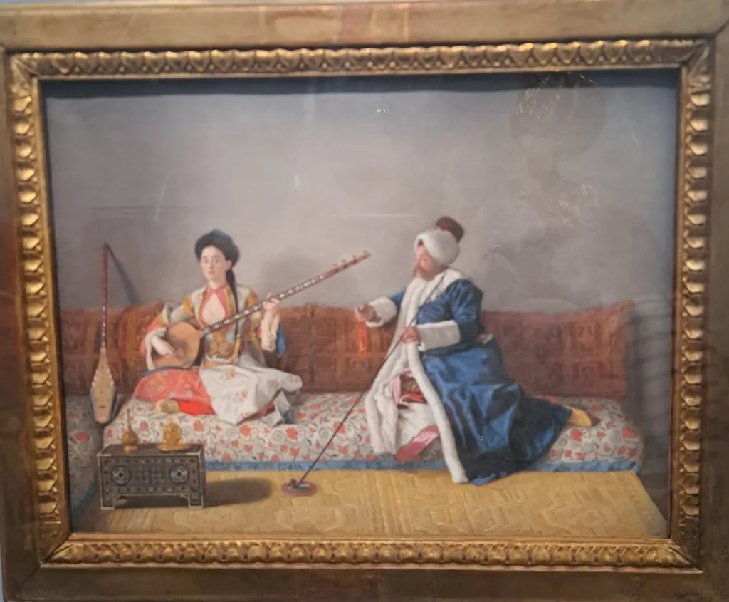Européens-en-costume-turc-1740
