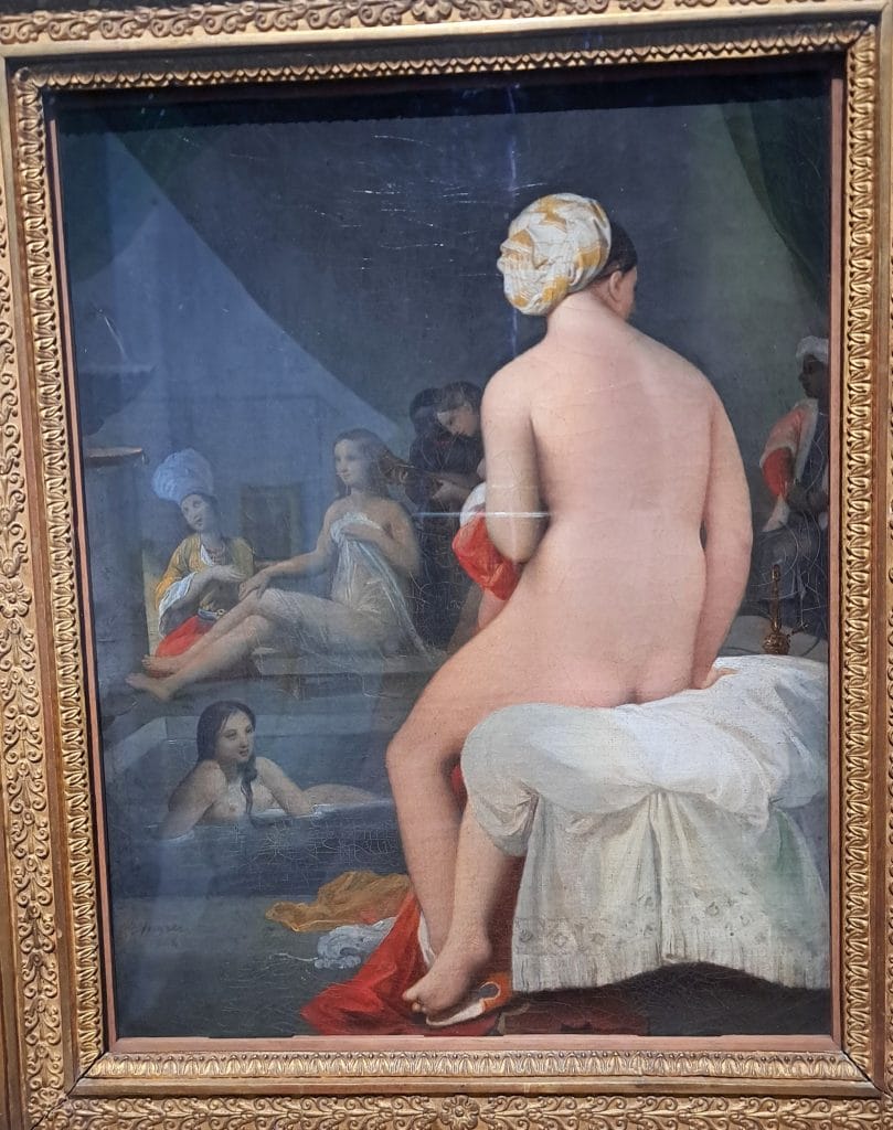 La petite baigneuse intérieur harem-1828-Ingres