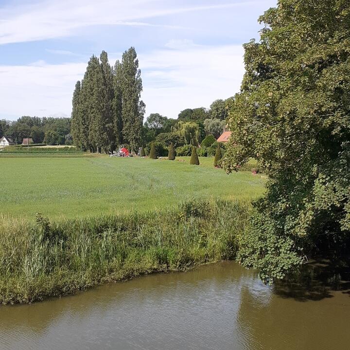 Vue sur la campagne de la petite terrasse