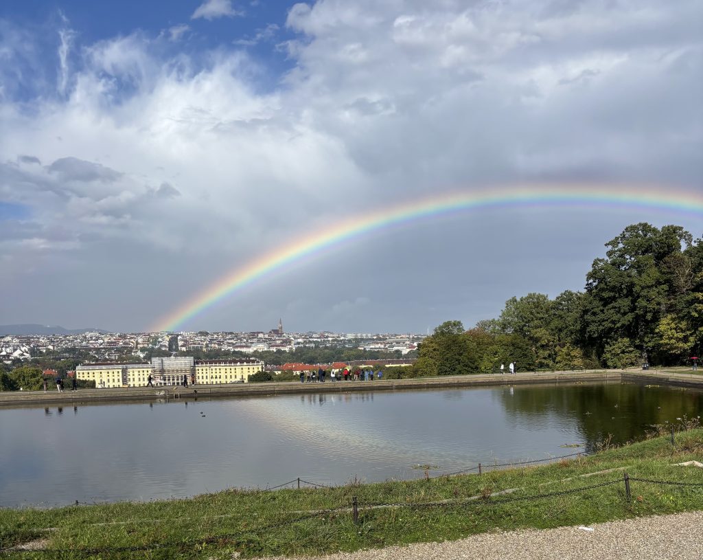 Château de Schönbrunn après la pluie