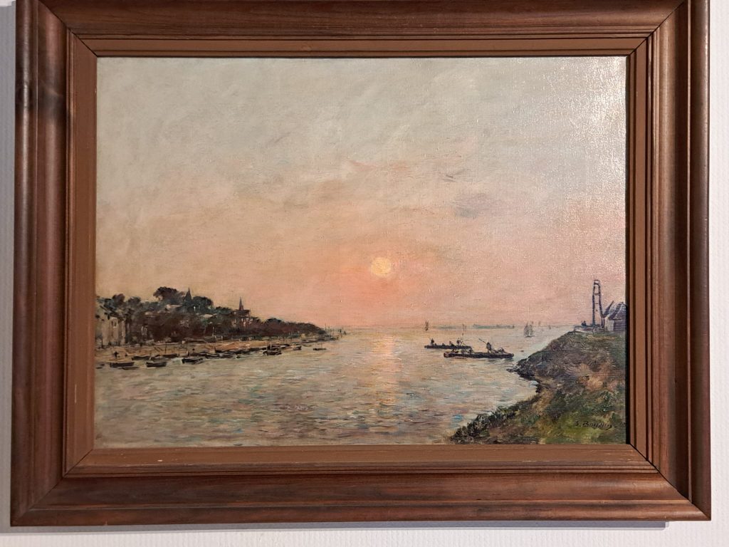 Coucher de Soleil, St Valéry-sur-Somme 1890-Eugène Boudin