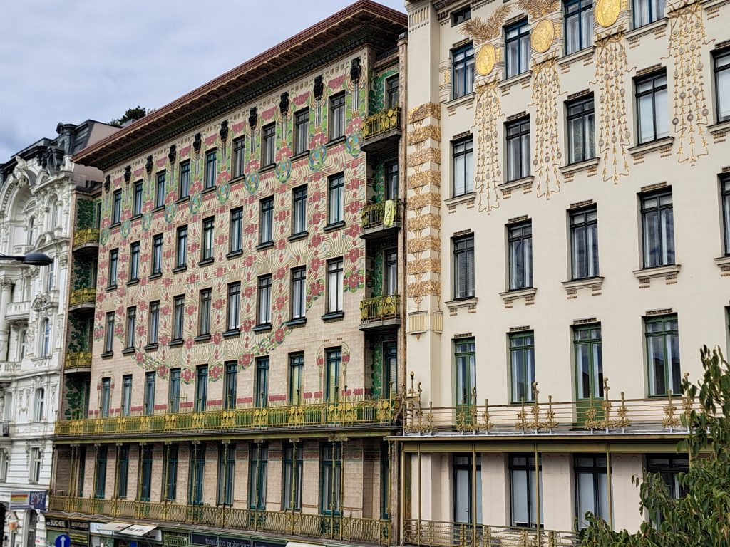 Façades Art Nouveau par Otto Wagner 1898-1899