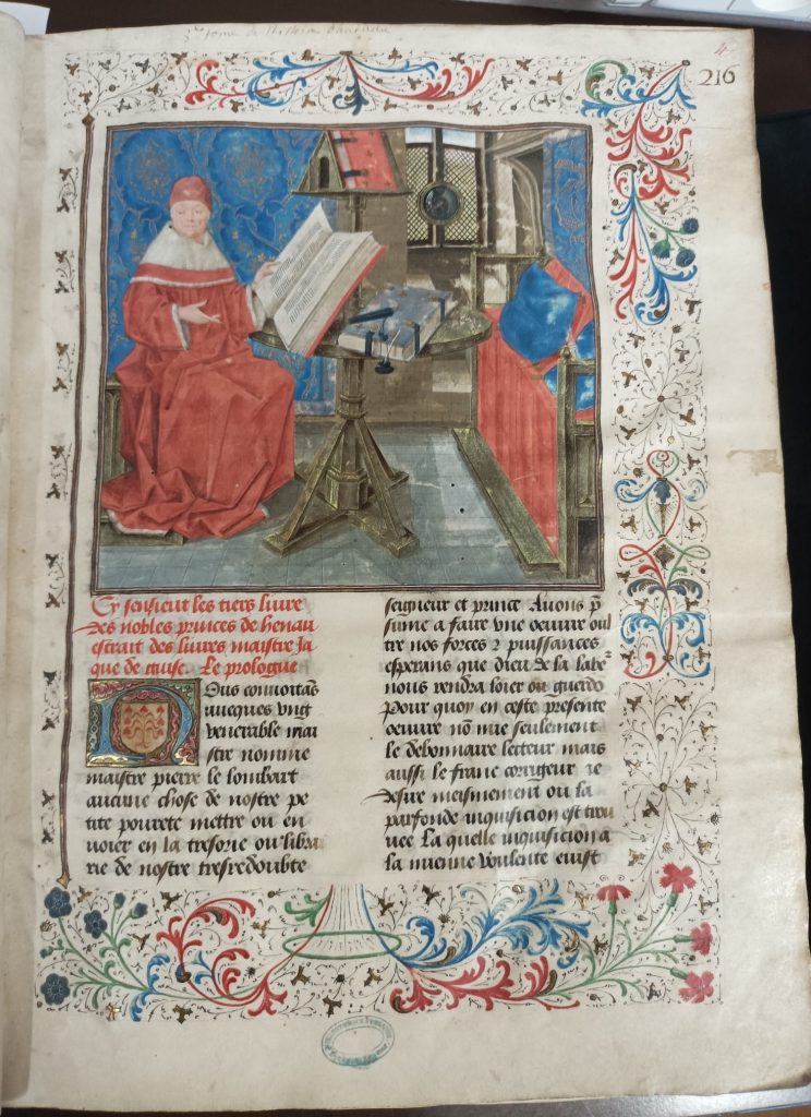 Livre des Princes du Hainaut XVe siècle